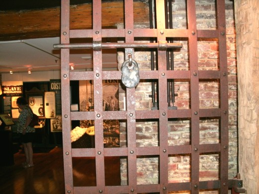 A holding area at Freedom House