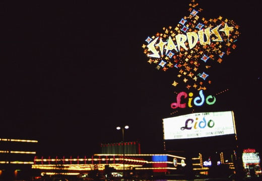 Sign for the Stardust Resort and Casino
