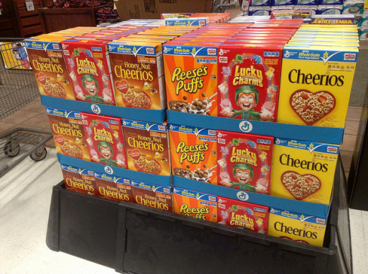 High sugar, salt, and fat foods are marketed to children by associating them with fun, happiness, and popularity.