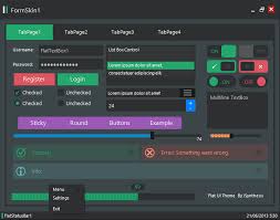 This is one of many themes that you can use with the visual basic theme archive.