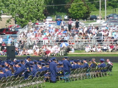 Photo is my own, taken at our son's High School graduation