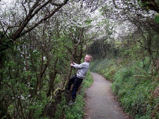 Charlie having fun.