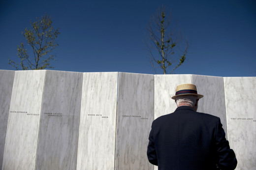Every victim of this flight is memorialized on this wall.