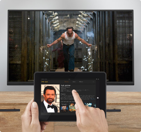 Here is an example of converting a Kindle Fire HDX tablet to watch an X-Men's movie on TV
