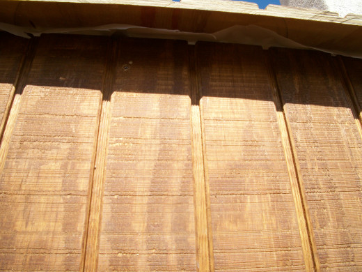 Where the siding meets the roof