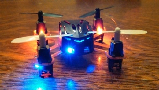 Estes Proto X has LED lights