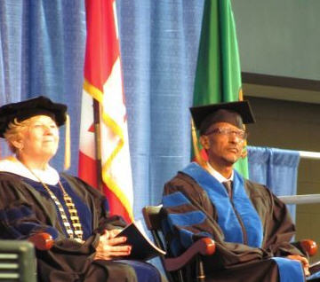 Kagame getting a honorary degree