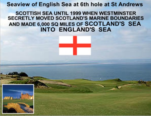View of English Sea from St. Andrews