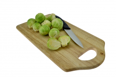 Brussels sprouts are rich in vitamin C.
