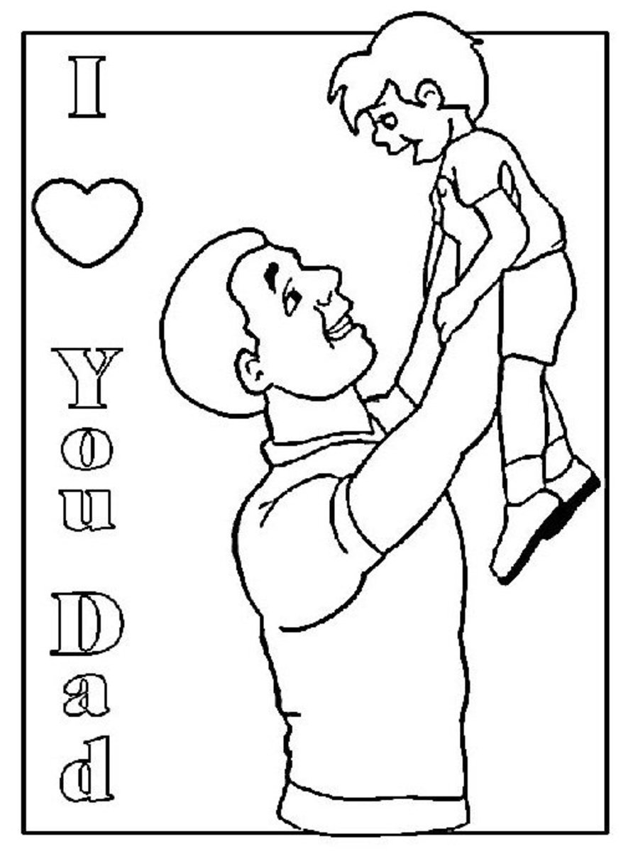 Father's Day Coloring Pages | HubPages