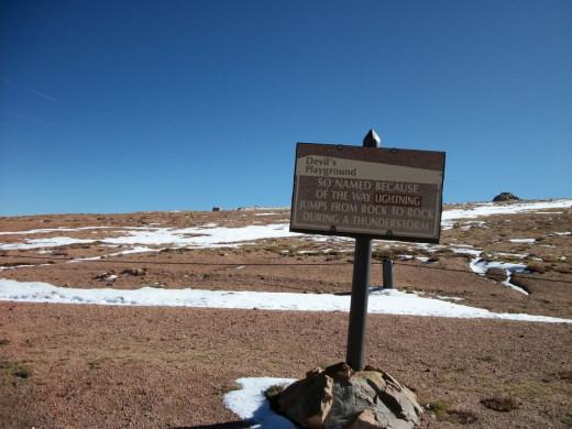Devil's Playground on the way to the Summit House.