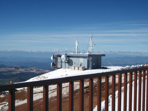 Weather station atop Pikes Peak.