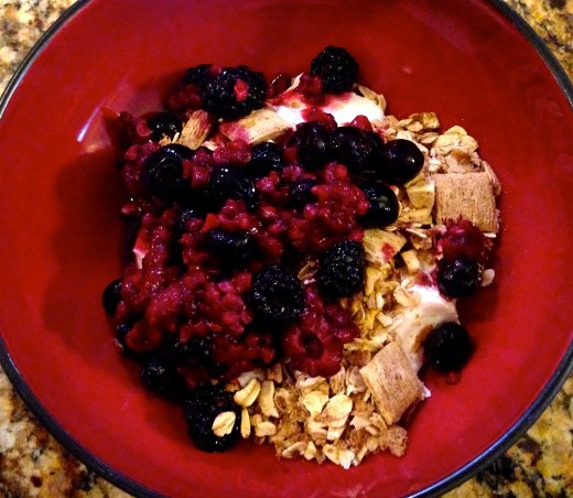 This breakfast is quick to put together, tasty, and filling.