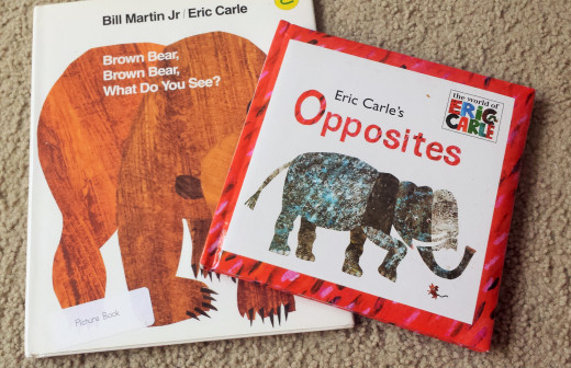 Eric Carle books are great for children to read because the pictures are also so colorful, drawing in the child's attention.