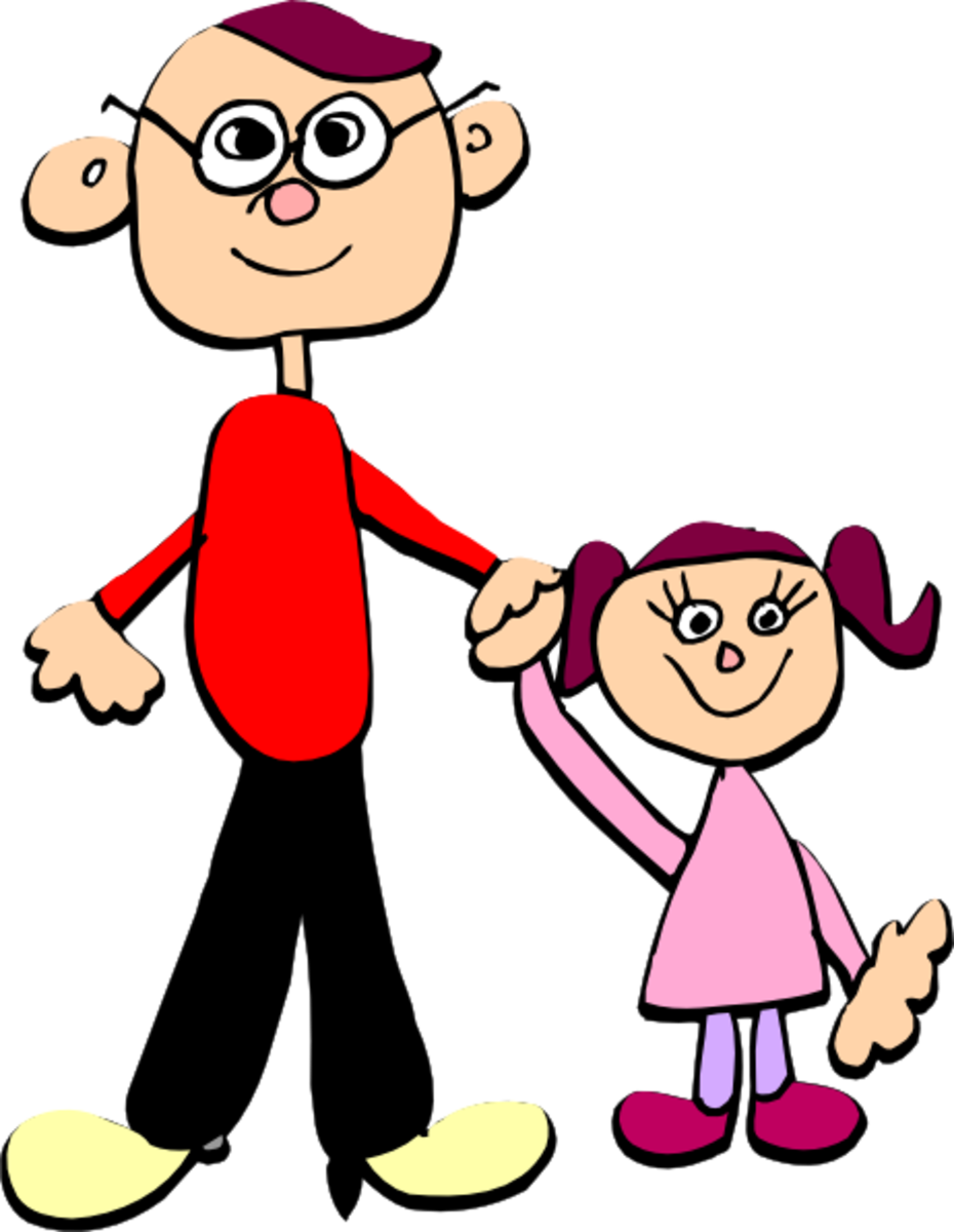 Dad And Daughter Animated Images Father Daughter Cartoon Dad Clipart Son Vector Thy Honour