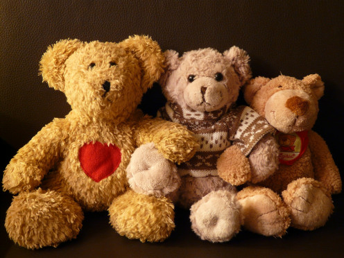 Teddy bear image. Family can help reduce wedding costs