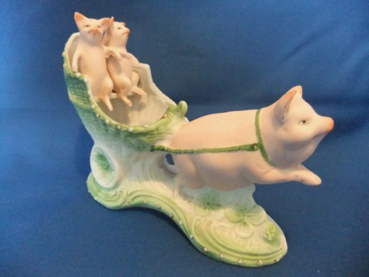 I've never seen this sleigh item featured until now on ebay. It sold for $57 on ebay.