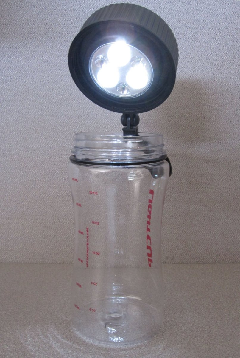 John Solar Flashlight Lantern Water Bottle