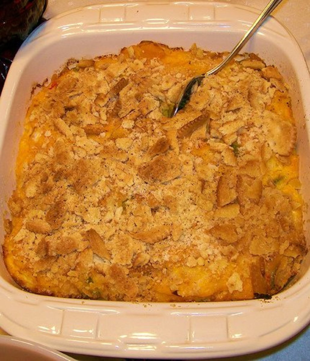 Easy Squash Casserole Recipe Cookies and Cups