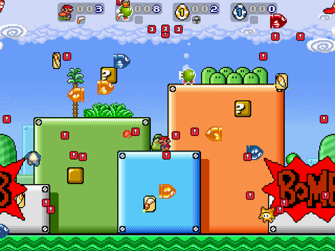 Super Mario War! 8 bit Multiplayer!
