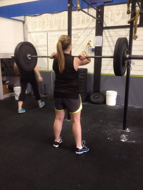 Trying to find a perfect weight for front squats (FS) After a month I hit a personal record (PR) of 175lbs