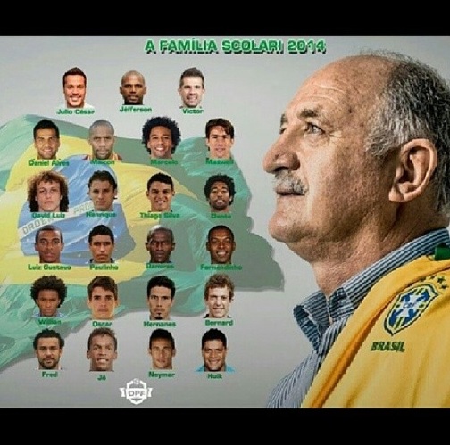  Brazilian 23-Man Provisional Squad for the 2014 FIFA World Cup