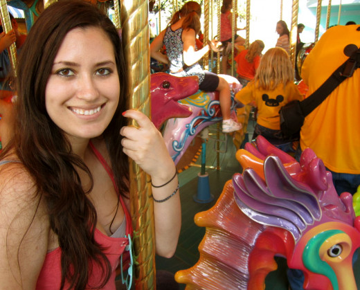 Carousels are great in the summer! The lines move fast and the ride is in the shade! 