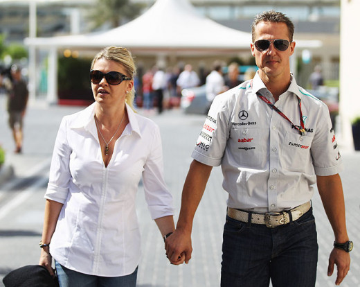 Michael and Corinna Schumacher.