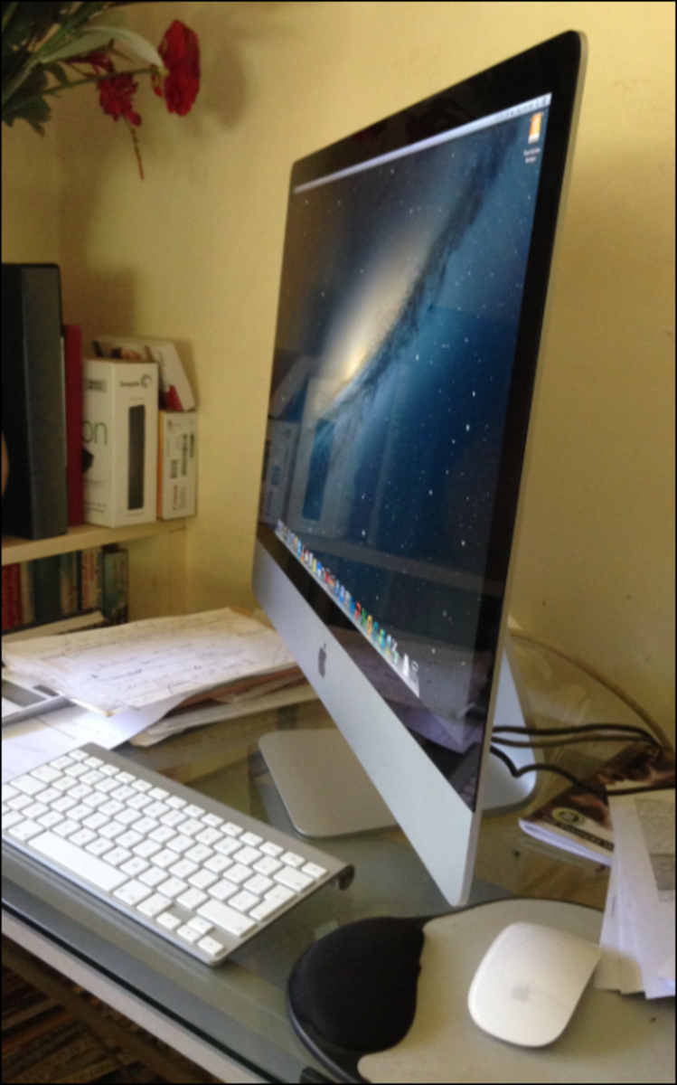 Above is Apple's iMac computer, an example of a single unit computer set. It contains the system unit and monitor bundled together.