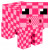 This is my rendition of the Minecraft pig,  Not bad, not bad at all, :) .