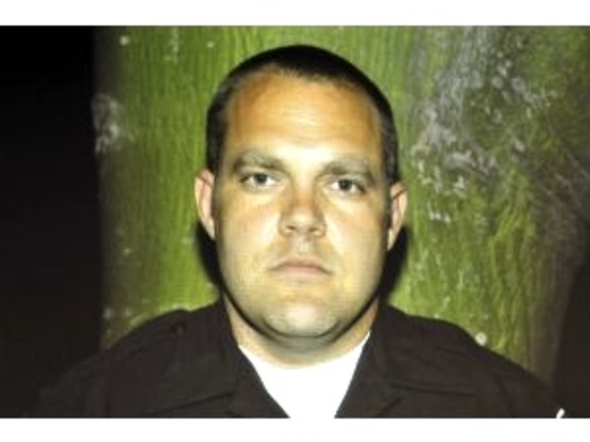 Joseph Wolfe, one of 3 policemen who beat Kelly Thomas who later died from his injuries.  Charges were dropped against Wolfe when his fellow officers were acquitted.
