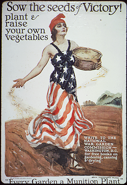 WWI Victory Garden campaign poster