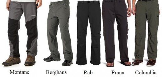 The Best Five Hiking Pants in 2014