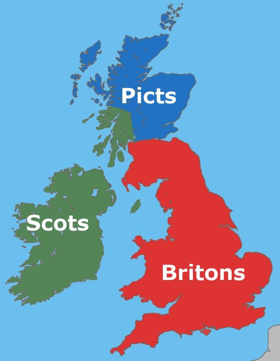 Where Britons, Scots and Picts lived 4,000 to 3,000 years ago.