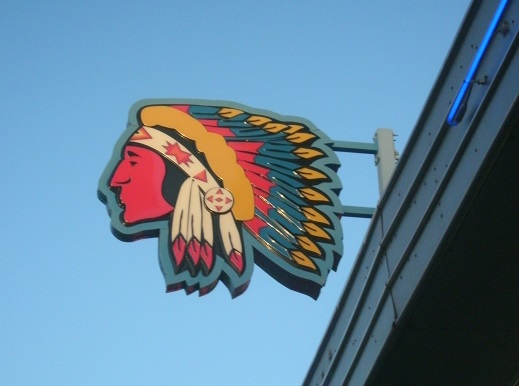 This Indian Head icon can be found along Central Ave. in Albuquerque