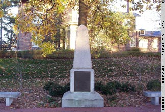 Jefferson's grave site at Monticello.