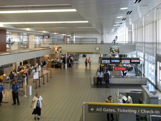 Inside Jackson International Airport