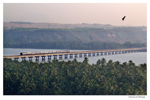 Sharavati Bridge.  Enjoy the breathtaking panorama around.