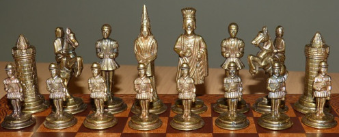 In chess, the pawns and knights are soldiers.