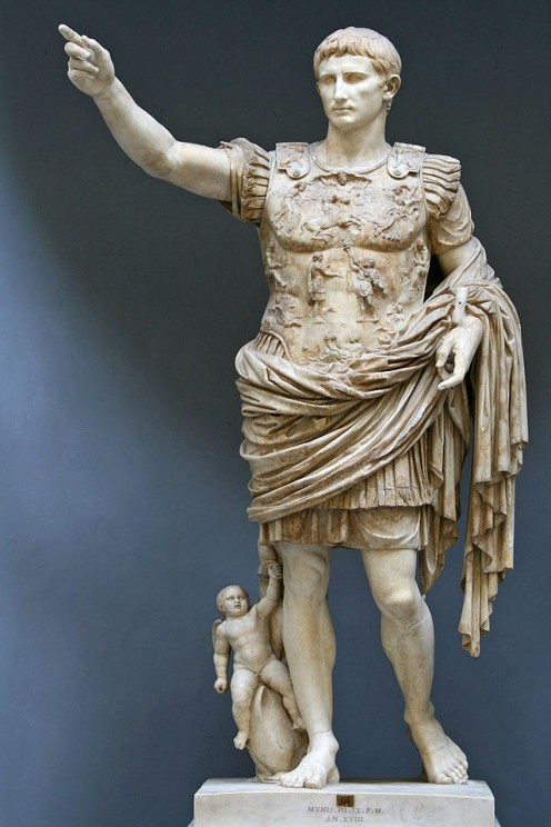 Octavian as Caesar Augustus