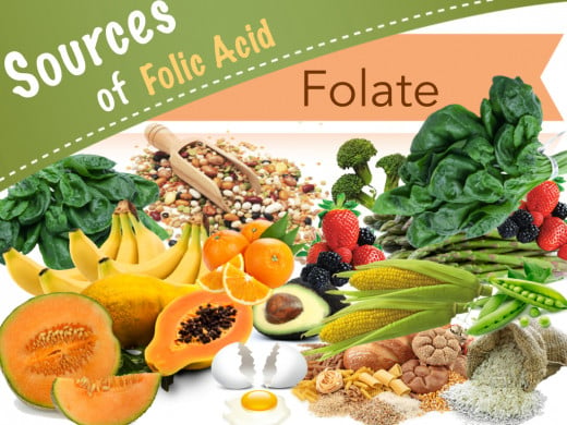 Folate In Foods Chart