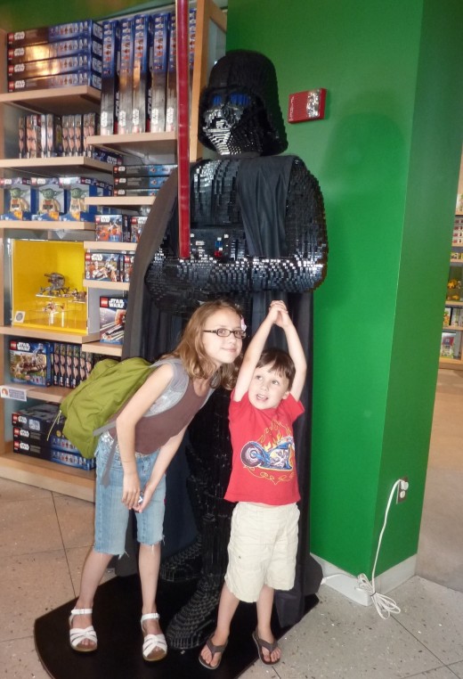 Lego store at Downtown Disney.