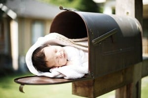 Babies left in mailboxes could raise certain tricky ethical and legal issues, but could a return to baby-post help turn around an ailing Postal Service? 