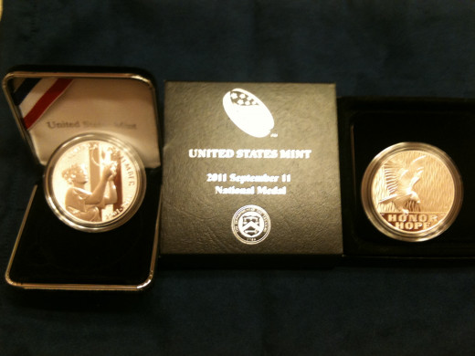 COINS STRUCK TO MEMORIALIZE THE EVENT