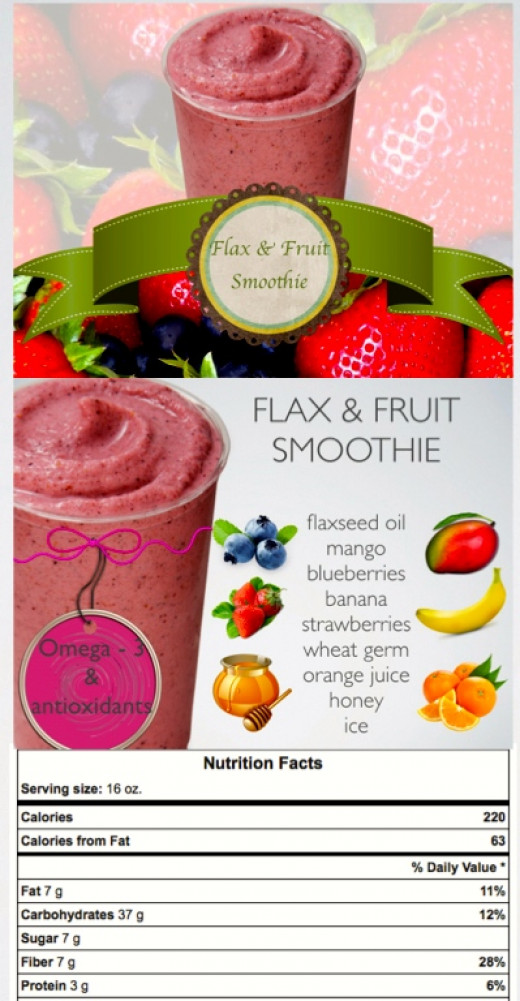 How to Make a Flax and Fruit Smoothie hubpages
