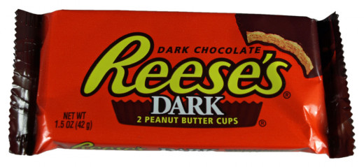 Reese's Peanut Butter Cups come in a variety o flavors such as dark chocolate!