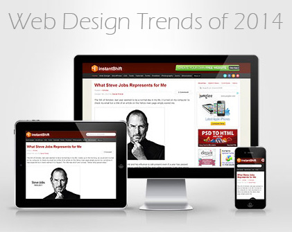 Hottest Web Design Trends of 2014