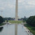 LOOKING EAST FROM THE LINCOLN MEMORIAL TO THE WASHINGTON MEMORIAL OVER THE REFLECTING POOL