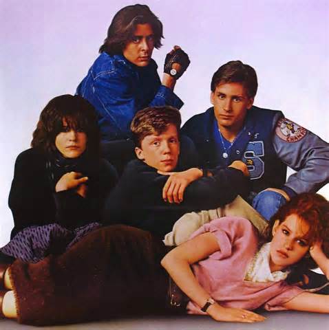 The cast of The Breakfast Club