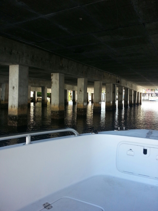 Going under the bridge
